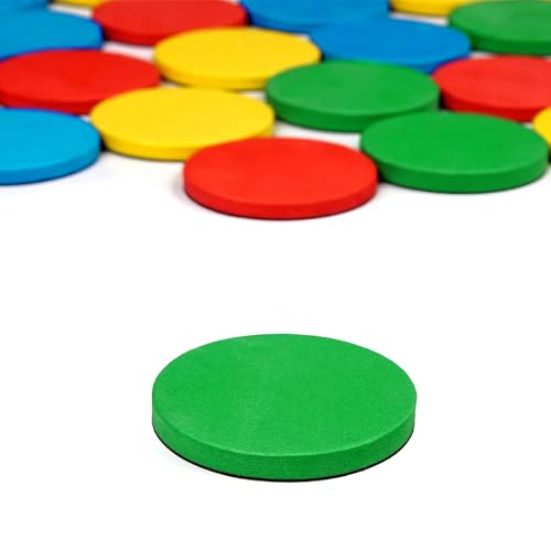70 PCS Magnetic Ten Frames - Math Manipulatives for Elementary Classroom & Kindergarten - 4 Ten Frames & 44 Math Counters for Kids, Math Games for Kindergarten - Jumbo Magnetic Ten Frame Set