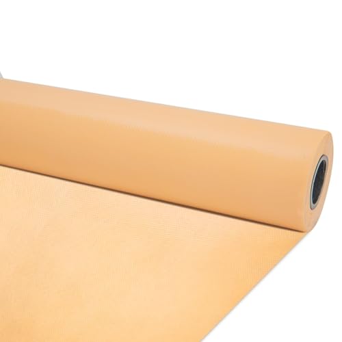 Peach Pink Bulletin Board Paper Roll,14.8FTx47IN Large Reusable Waterproof Erasable Classroom Wall Background Backdrop, Fade-Resistant Fabric Wrapping Paper School Decors Teacher Supplies - color: Peach