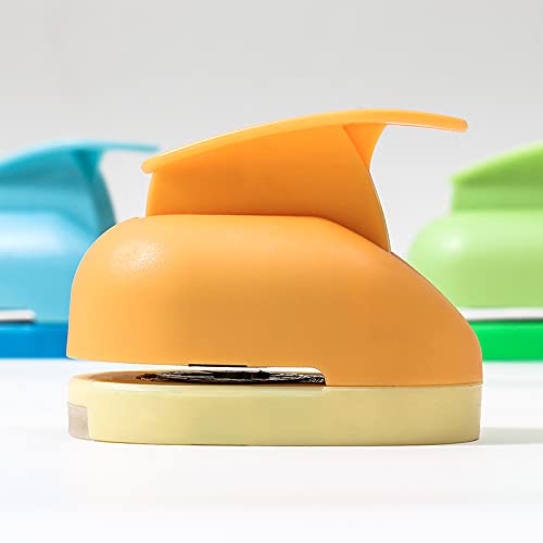 ODETOJOY Handheld Scrapbooking Punch Cutters Clearance Engraving Album Cards Paper Crafts Puncher Hole Punches Supplies with Shape (Foot) - size: foot