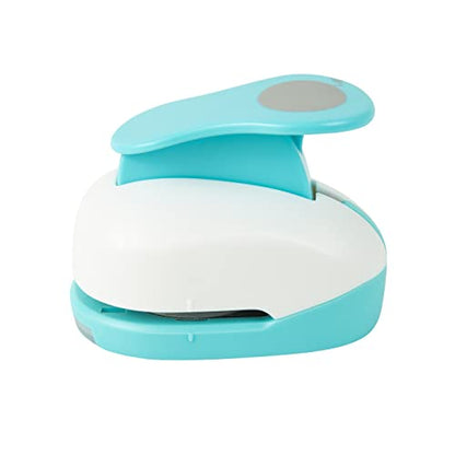 1.18 inch Circle Punches 30mm Hole Punch Circle Cutter for Paper Crafts Scrapbooking Handmade Paper Punch Paper Circles Greeting Cards,Cardstock, DIY Albums Photos,Card Making 30mm Circular - size: 1.18 inch Blue