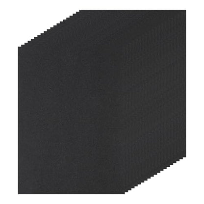 DMiotech 20 Pack Sanded Pastel Papers 11 x 8 Inch, Black Pastel Papers 160GSM Art Cardstock Papers for Artists Crayons Charcoal DIY Crafts - color: Black, size: 11 x 8 Inch