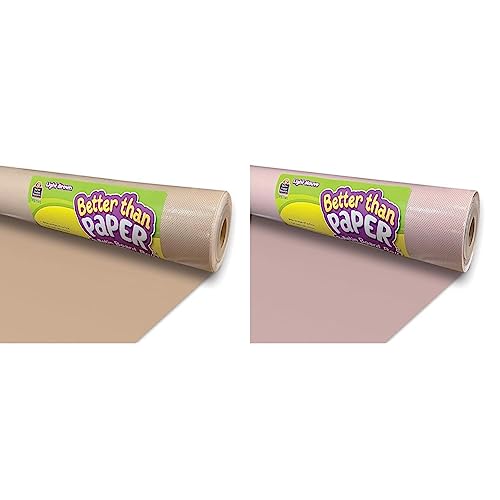 Light Brown Better Than Paper® Bulletin Board Roll & Light Mauve Better Than Paper® Bulletin Board Roll