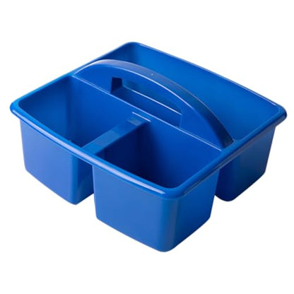 Zerodeko Art Organizer Handle Multi-compartment Classroom Storage Basket for Painting Tools Stationery and Craft Supplies Lightweight and Portable Storage for Home and School