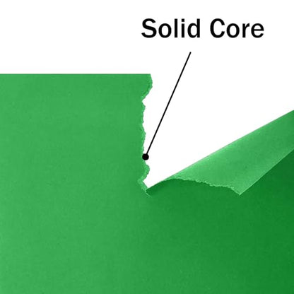 Forest Green Cardstock 8.5 x 11 Thick Printer Paper, Goefun 24 Sheets 80lb Green Card Stock Paper for Christmas Cards Making, Invitations and Craft - color: green