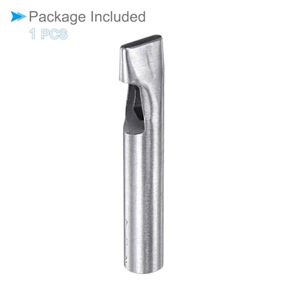 Hollow Punch, 4mm x 20mm Hole, 45# Steel Oval Shaped Gasket Tool - (Applications: for Leather DIY Leathercraft Wallet) - size: 4mm x 20mm