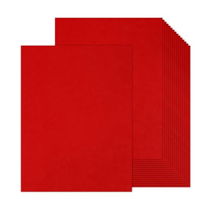 100 Sheets Red Cardstock 8.5 x 11 Red Construction Paper, Goefun 80lb Card Stock Paper for Christmas, Valentines, Invitations and Craft - color: Christmas Red