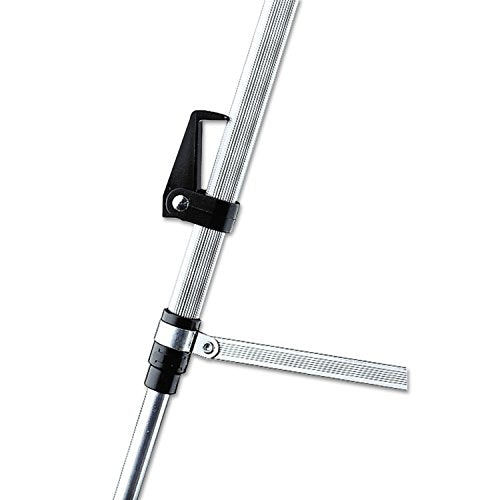 Quartet Easel, Aluminum, Lightweight, Telescoping, 66" Max. Height, Supports 25 lbs, Silver Finish (50E) - color: Silver, style: Supports 25 lbs.