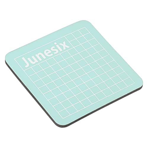 MECCANIXITY 2.4" x 2.4" Cutting Mats Rotary Fabric Mat Self Recover Sewing Mat Double Sided Mini for Hobbyist DIY Craft Creative Design, Mint Green - color: Mint Green