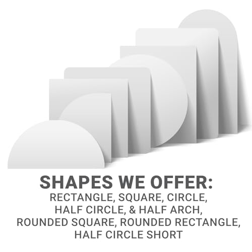 GotPrint Premium Custom Foam Boards, 3/16" Thick Customized Your Own Design Text/Logo/Image Foam Poster Boards for Photo Mounting Presentations Art Craft, Shape Rounded Rectangle, 10" X 14", Pack of 1 - size: 10" x 14", style: Rounded Rectangle
