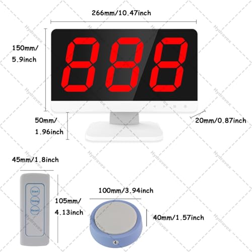 Game Answer Buzzer, Wireless Quiz Game Buzzer Set, 1 Host Monitor + Buzzers Buttons, 3 Answering Modes & 4 States, for Game Show, Family Classroom (8Buttons) - size: 8Buttons
