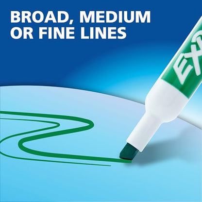 EXPO Dry Erase Markers Chisel Tip Black Low-Odor Perfect for Whiteboards Non-Porous Surfaces & Home Offices (Pack of 1 36 Count Total)