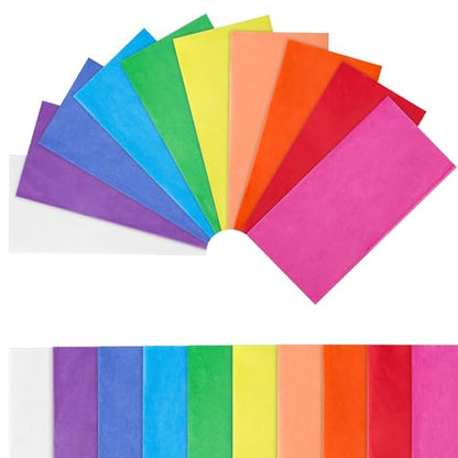 120 Sheets 20" x 20" Rainbow Tissue Paper for Gift Bags DIY Craft Wedding Birthday Holiday Mother's Day Party Tissue Paper Bulk