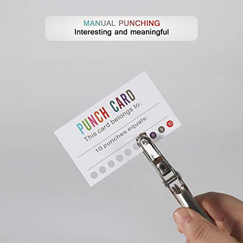 ONEDONE Punch Cards 400 Pack Behavior Incentive Awards for Kids Students Teachers Home Classroom School Business