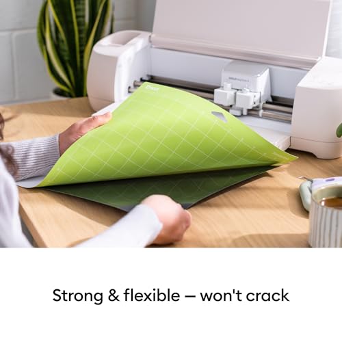 Cricut StandardGrip Machine Mats, 12" x 12", Reusable Cutting Mats for Crafts with Protective Film, Use with Cardstock, Iron On, Vinyl and More, Compatible with Explore & Maker (3 Count), Green - size: 12x12, style: 3 Count