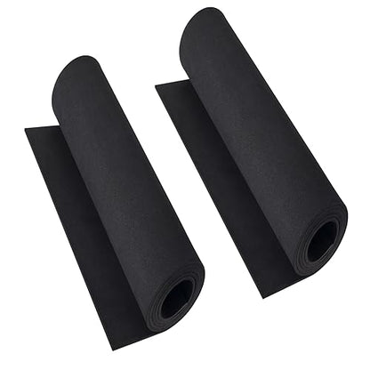 2-Pack Black Eva Foam Cosplay Sheets roll, Premium eva Craft Foam 2mm Thick, 13.5" x 49", High Density 86kg/m3 for Cosplay Costume, Crafts, DIY Projects by MEARCOOH - color: 2PCS:Black, size: Thickness-2mm