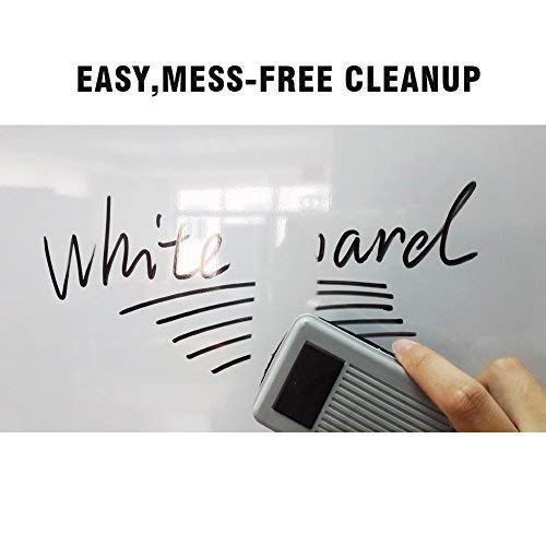 XIWODE 24x36 Inch Magnetic Dry Erase Whiteboard, Silver Aluminum Frame Wall-Mounted, No Ghosting Anti-Stain Easy Clean for Home School Office Conference Room - color: Silver, size: 24x36 Inches