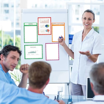 46 Sheets VinTS Self Adhesive Science Fair Display Boards Supplies Included 21 Presentation Science Subtitles 6 Project Titles 19 Stickers for School Office Colorful