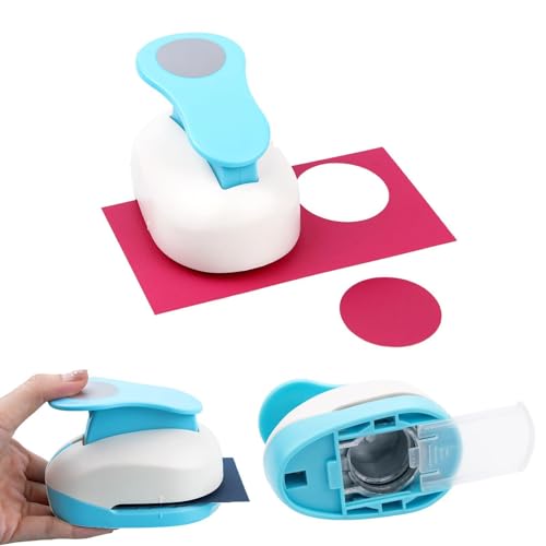 1.5 Inch Circle Punch, Paper Punch | Circle Hole Punch| for Paper Crafting Scrapbooking for Office Junk Journal Supplies, Card Making, DIY Albums, Photos, Cards Arts - color: 1.5inch