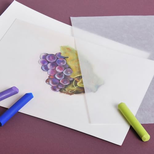 Clairefontaine 96001C Pastelmat White, glued, 18x24cm, 18 x 24 cm - size: 18 x 24 cm, style: Card Pad No 3