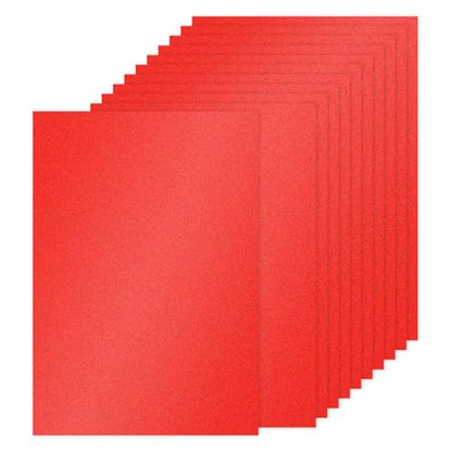 PATIKIL 10 Sheets Red Glitter Cardstock Paper, A4 250gsm Rectangle Premium Sparkly Paper Craft Cardstock Paper for Scrapbook Card Making DIY Art Projects Wedding Party - color: Red, size: A4