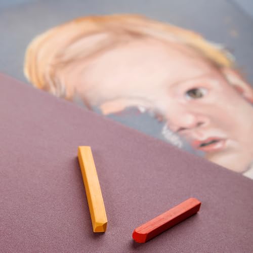 Clairefontaine - Ref 96110C - Pastelmat Pastel Card Pad No.4 (12 Sheets) - 360gsm Card - 18 x 24cm - Assorted Colours - Specially Formulated for Use with Pastels - size: 18 x 24 cm, style: Card Pad No 4