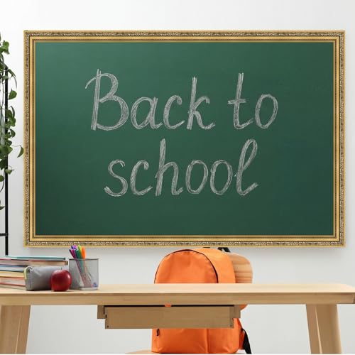 Outus 68ft Vinatge Frame Bulletin Board Border Die-Cut Straight Rolled Picture Frame Border Trim for School Classroom Bulletin Board Decoration for Chalkboard Home Office Party Decor(Intricate) - style: Intricate