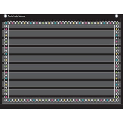 Teacher Created Resources Chalkboard Brights Mini Pocket Chart (TCR20774) - color: Chalkboard Brights