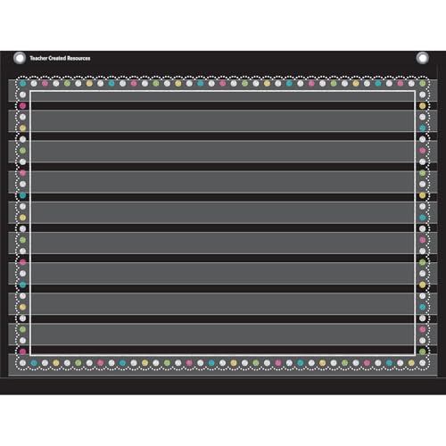 Teacher Created Resources Chalkboard Brights Mini Pocket Chart (TCR20774) - color: Chalkboard Brights