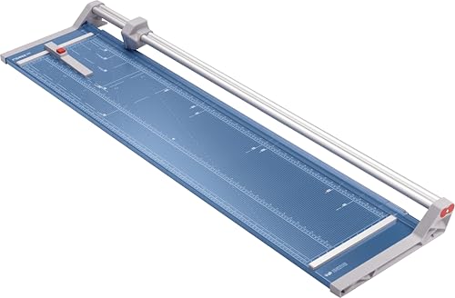 Dahle 558 Professional Rotary Trimmer, 51" Cut Length, 12 Sheet Capacity, Self-Sharpening, Dual Guide Bar, Automatic Clamp, German Engineered Paper Cutter - size: 51" Cut Length