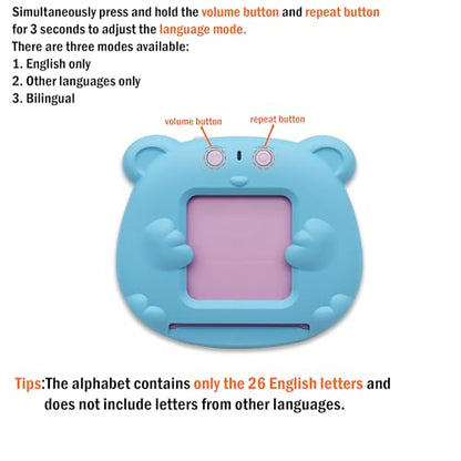 MAYAPHILOS German and English Bilingual Pocket Speech with 510 Sight Words, German Language Learning Toys for Kids, Audible Talking Flashcards, Toddlers' Sensory Preschool Educational Birthday Gifts - size: 510 Words German and English
