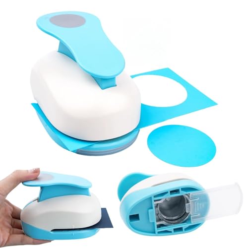 3 Inch Circle Punch, Paper Punch | Circle Hole Punch| for Paper Crafting Scrapbooking for Office Junk Journal Supplies, Card Making, DIY Albums, Photos, Cards Arts - color: 3 Inch