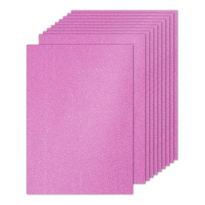 PATIKIL 10 Sheets Dark Pink Glitter Cardstock Paper, A4 250gsm Rectangle Premium Sparkly Paper Craft Cardstock Paper for Scrapbook Card Making DIY Art Projects Wedding Party - color: Dark Pink, size: A4
