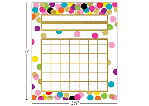 Teacher Created resources Confetti Incentive Charts (TCR5887)