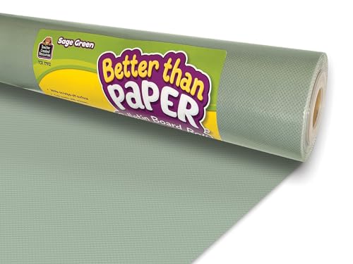 Teacher Created Resources Sage Green Better Than Paper® Bulletin Board Roll (TCR77912) - size: 4 x 12 feet