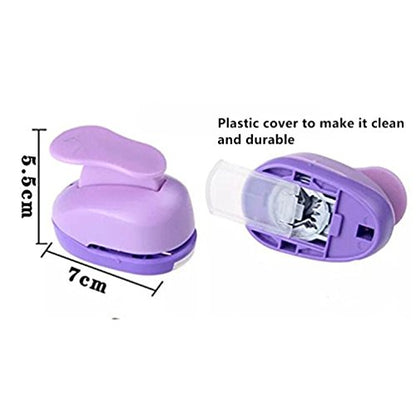 ODETOJOY Bowknot Handheld Scrapbooking Punch Cutter – Album Cards Paper Crafts Puncher for DIY Decor, Scrapbook, Greeting Cards & Party Supplies - size: Bowknot