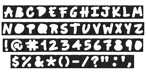 Milescraft 2208 Happy Camper Templates – Complete Template Set for Routing Signs, 1.5” and 2.5”, Full Alphabet, Numbers, and Symbols. for Milescraft 1206 Sign Crafter and 1212 Sign PRO Systems