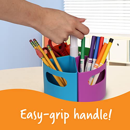 Learning Resources Create-a-Space Storage Mini Center - Desk Organizer, Classroom Workspace Must Haves, Homeschool Organization, Arts & Crafts , Caddy, Office & Teacher Supplies - style: Create-a-Space Mini
