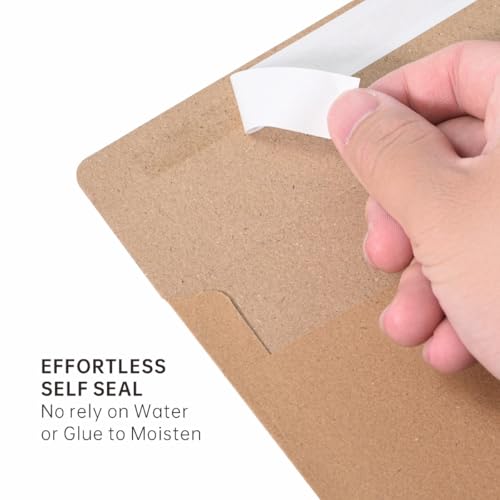 70 Packs A4 Envelopes, White, 4x6 Photo, Self Seal for Invitations, Weddings, Baby Shower, Photos, Postcards, Greeting Cards, Mailing (Kraft, 70 Pack A4(4.72x6.50in) Envelopes) - color: Kraft, size: 70 Pack A4 (4.72x6.50in) Envelopes