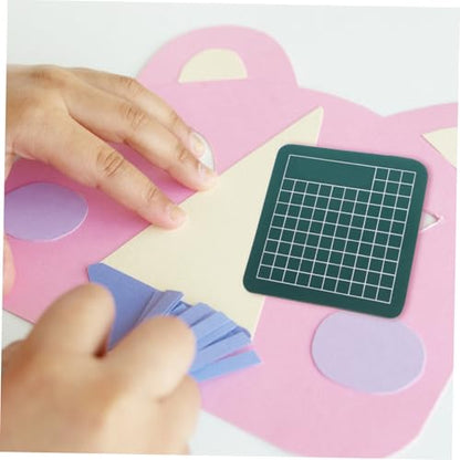 Uonlytech Mini Self Healing Cutting Mat Non Slip PVC Board for Scrapbooking Sewing Crafts Projects Green