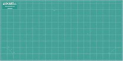 Proartek PK00014 Model GBM4896 Series 48" x 96" Dark Professional Cutting Mat; Double-Sided; Self-Healing; For Graphic Arts, Hobbies, Sewing, Scrapbooking, and other Cutting Projects - size: 96"L x 48"W