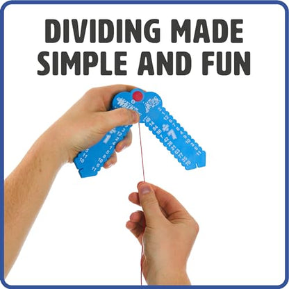 Learning Wrap-Ups Division Keys - Self Correcting Math Tool for Kids Grade Level 2-6 - style: Division Keys