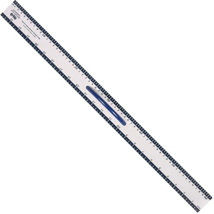 LEARNING ADVANTAGE Magnetic Dry Erase Straight Edge - 24” - Jumbo Teaching Ruler - Measurement Tool for Whiteboards and Chalkboards