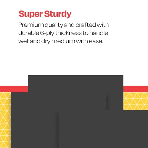 School Smart Railroad Poster Board Paper, 22 x 28 Inches, 6-Ply, Black, Pack of 25 - color: Black, size: 6-Ply, Pack of 25