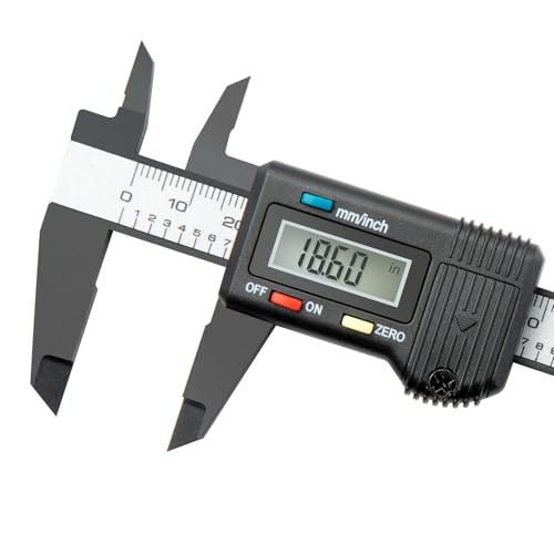 Small Digital Caliper 0-4" Mini Measuring Tool, Micrometer Caliper with Auto-Off Feature, Interchangeable Between inches and millimeters for Jewelry Measurement and 3D Printing