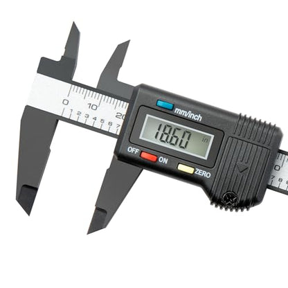 Small Digital Caliper 0-4" Mini Measuring Tool, Micrometer Caliper with Auto-Off Feature, Interchangeable Between inches and millimeters for Jewelry Measurement and 3D Printing