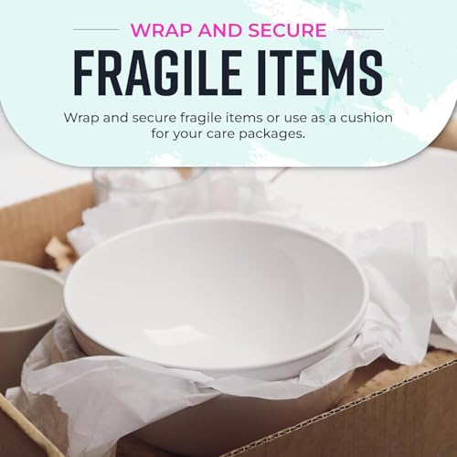 Bryco Goods 48" x 2400" (200') White Kraft Paper Roll - Made in USA - Craft Paper for Bulletin Board Art Table Covering Drawing Gift Wrapping Bouquet Packing Parcel 80GSM - color: White, size: 48" x 200'