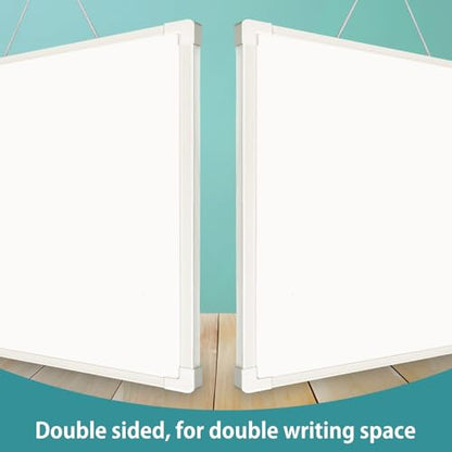 Small White Board 9X12, Small Dry Erase Board Magnetic with Marker, 2 Pack Whiteboard Dry Erase Double Sided MIni Whiteboard, Lapboard Ideal for Homeschool, Office, Classroom White Boards for Kids - size: 2 Pack 9x12