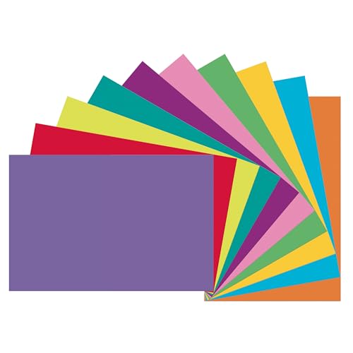 Tru-Ray® Construction Paper, 50% Recycled, Assorted Colors, 12" x 18", Pack of 50 Sheets