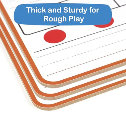 Aizweb Phonemic Awareness Dry Erase Board,9" x 12" Syllable Small Whiteboard,Speech Therapy Material Phonics Games, Letter Sound,Science Reading Manipulative,Preschool Kindergarten Classroom Must Have - style: Sound & Syllable Mapping