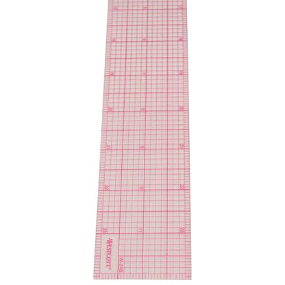 Westcott Ruler 8ths Graph Ruler, Zero-Centering Scale, Translucent Laminated Construction, Back-to-School, School Supplies, Classroom Supplies, 2 x 24-Inch